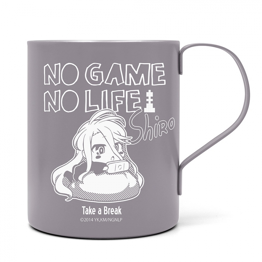 ノーゲーム・ノーライフ 「白」とひと息 二層ステンレスマグカップ(塗装) - official product image | AniSmile