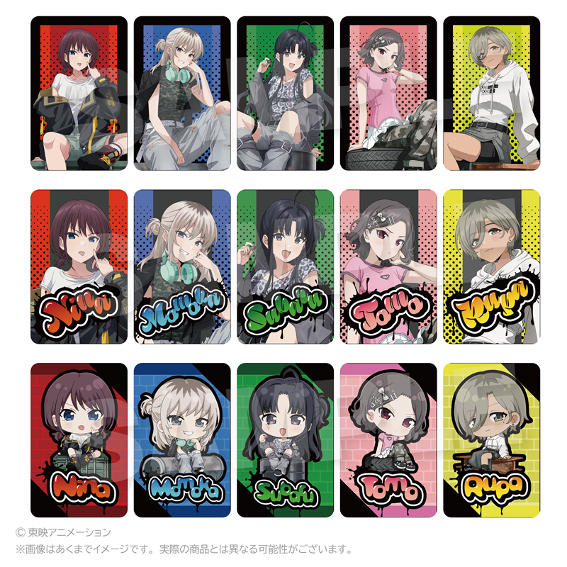 ガールズバンドクライ トレーディングホログラムカード 路地裏ver. 画像 3 | AniSmile