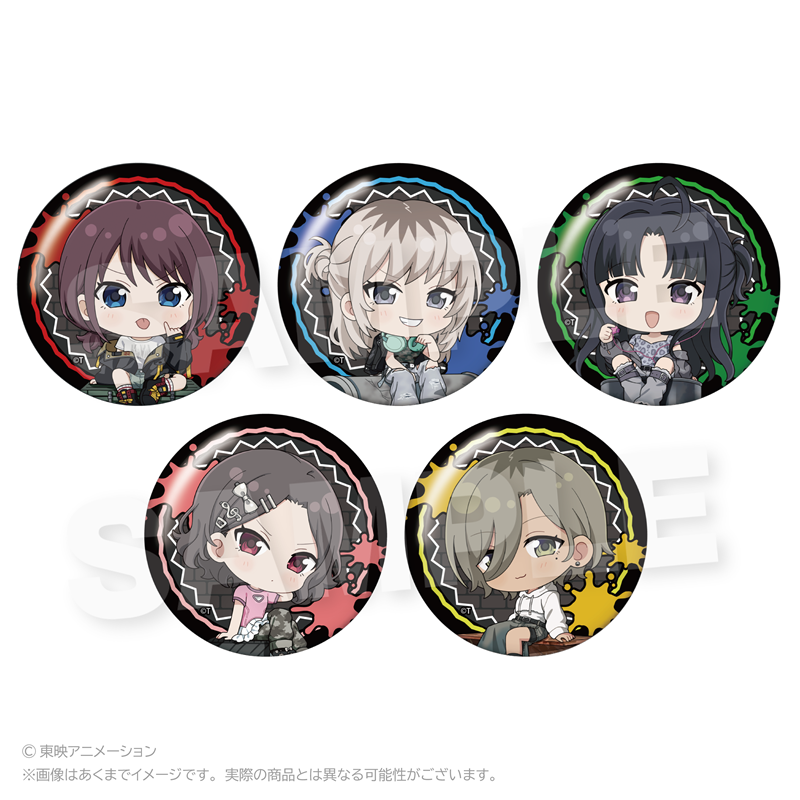 ガールズバンドクライ トレーディングミニキャラ缶バッジ 路地裏ver. PCS - AniSmile