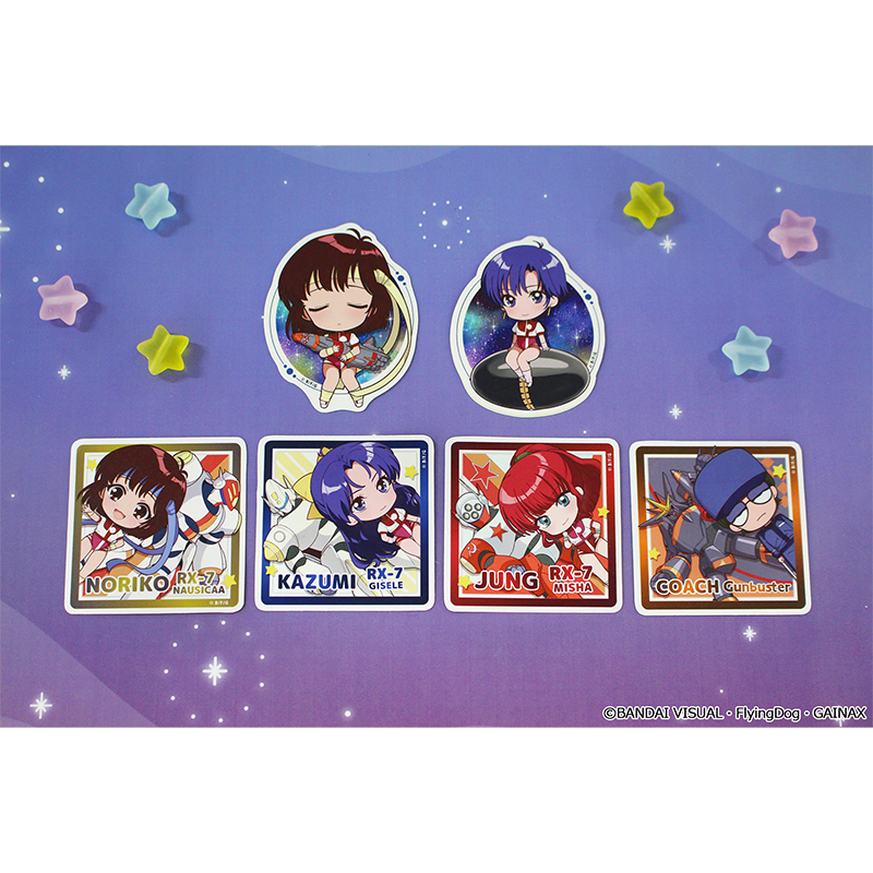 トップをねらえ! ぷちちょこ ステッカーセット 画像 2 | AniSmile