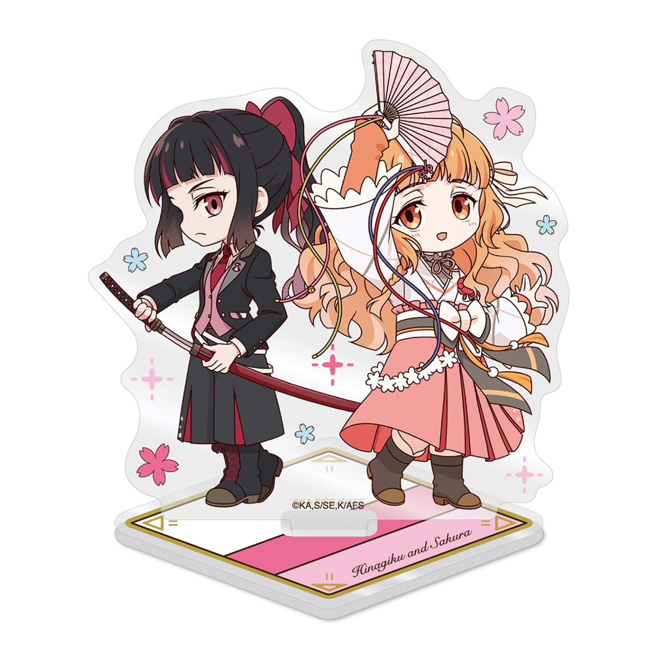 春夏秋冬代行者 春の舞 ぺあぺあアクリルスタンド 花葉雛菊&姫鷹さくら - AniSmile