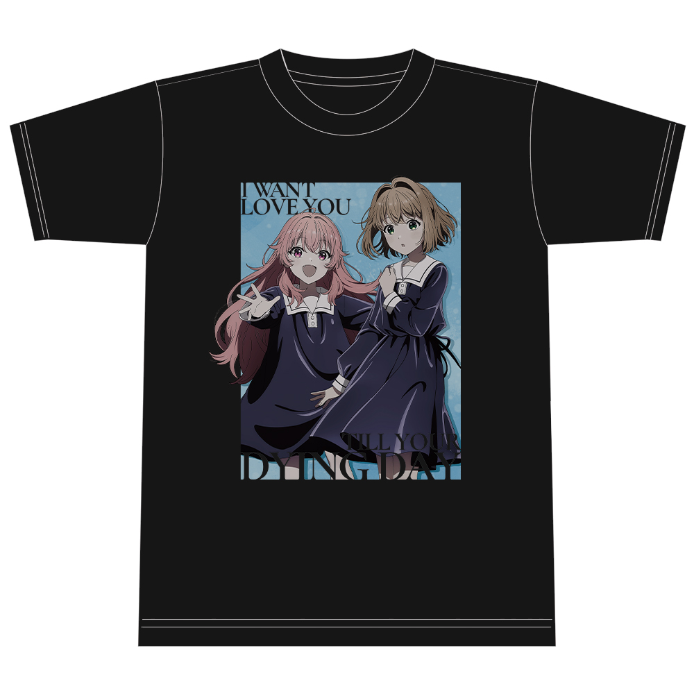 きみが死ぬまで恋をしたい Tシャツ シーナ&ミミ Lサイズ Image 4 | AniSmile