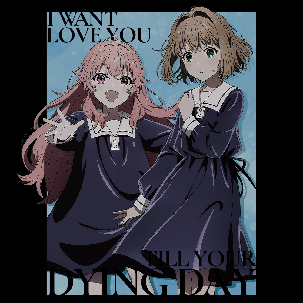 きみが死ぬまで恋をしたい Tシャツ シーナ&ミミ XLサイズ Image 3 | AniSmile