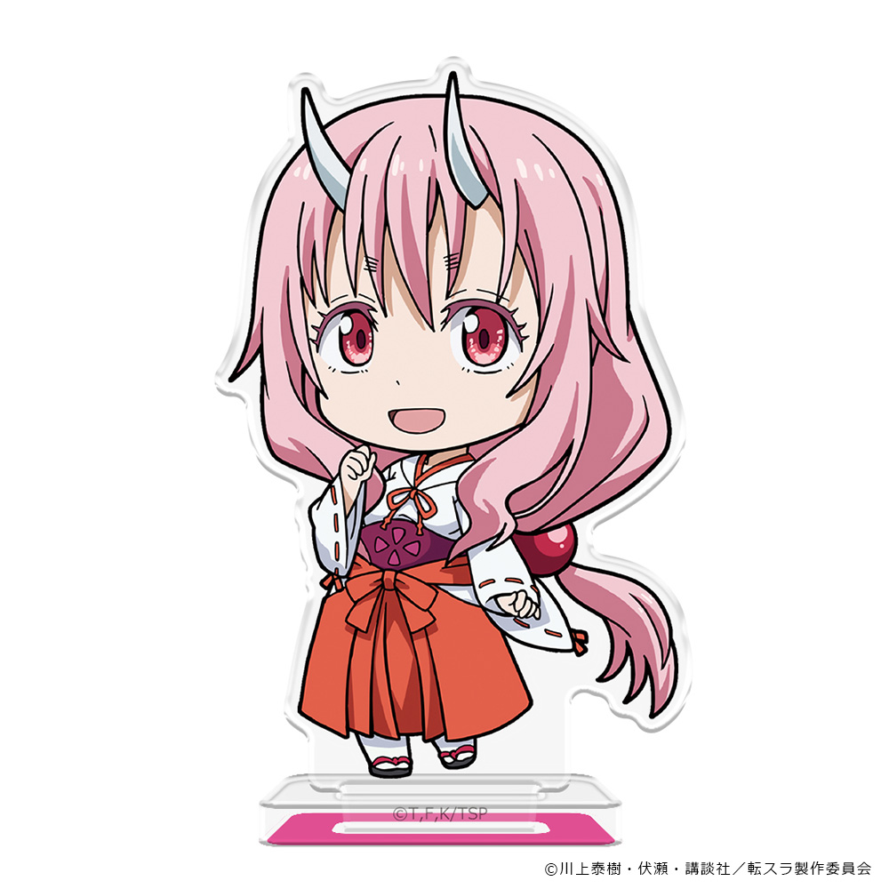 転生したらスライムだった件 アクリルキャラスタンド リムル 魔王ver.&ベニマル&シュナ&シオン デフォルメキャラ 画像 4 | AniSmile