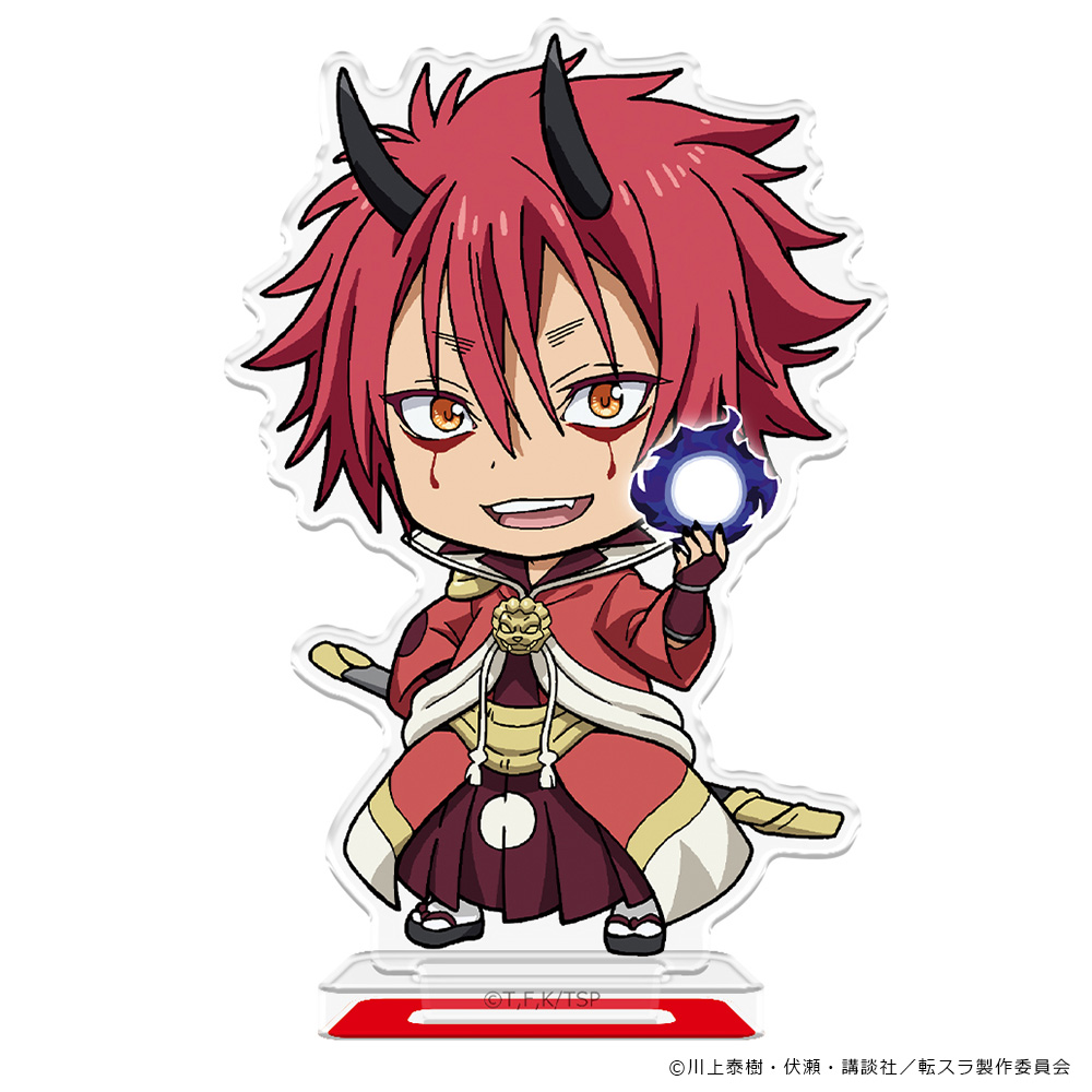 転生したらスライムだった件 アクリルキャラスタンド リムル 魔王ver.&ベニマル&シュナ&シオン デフォルメキャラ 画像 3 | AniSmile