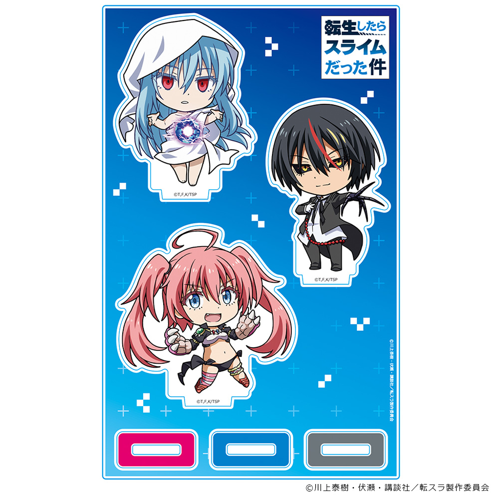 転生したらスライムだった件 アクリルキャラスタンド ラファエル&ディアブロ&ミリム デフォルメキャラ - AniSmile