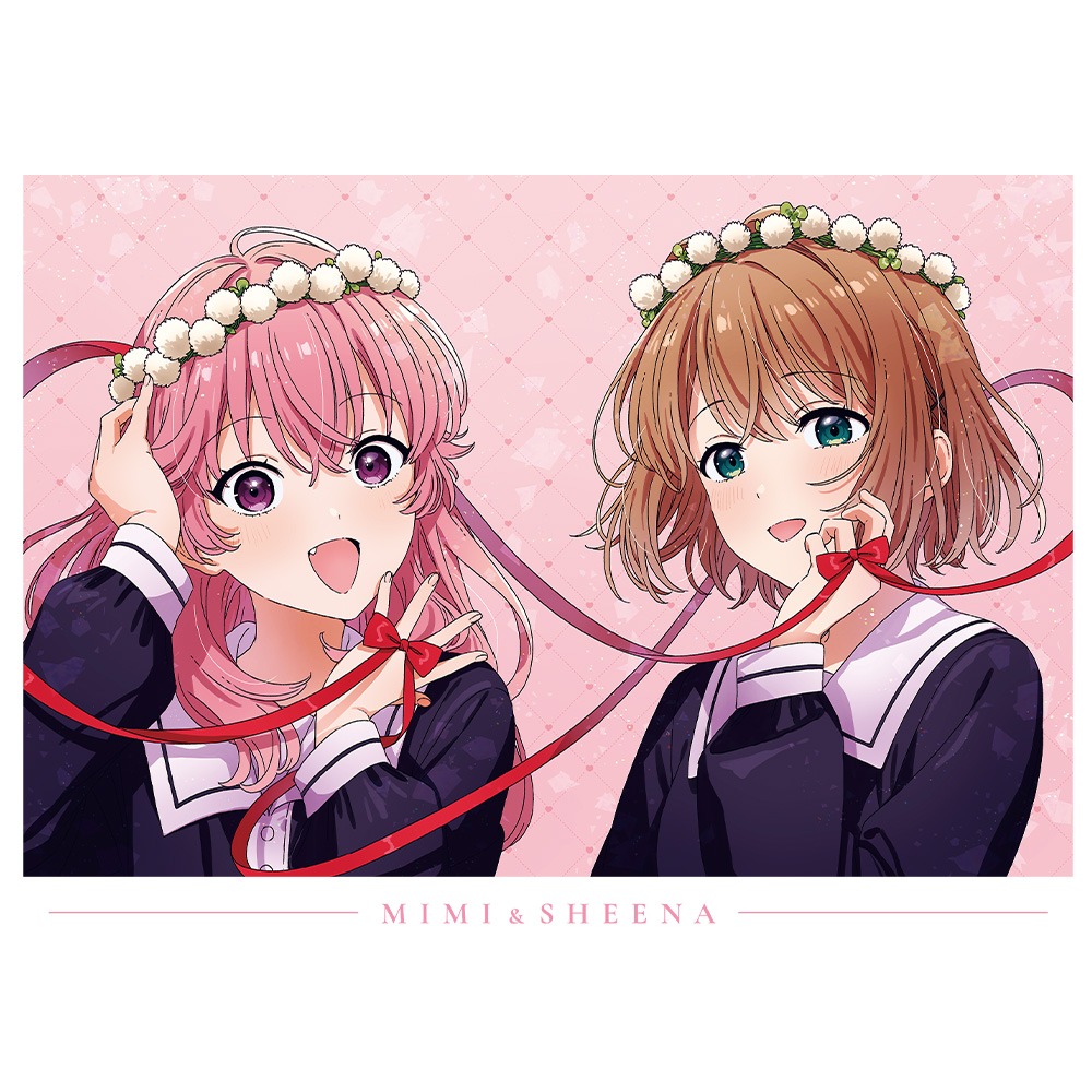 きみが死ぬまで恋をしたい リブ付ロングスリーブTシャツ シーナ&ミミ Mサイズ Image 5 | AniSmile