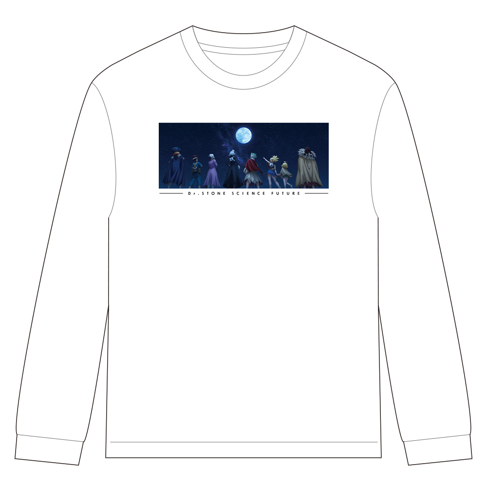 Dr.STONE リブ付ロングスリーブTシャツ ティザービジュアルver. Mサイズ 画像 4 | AniSmile