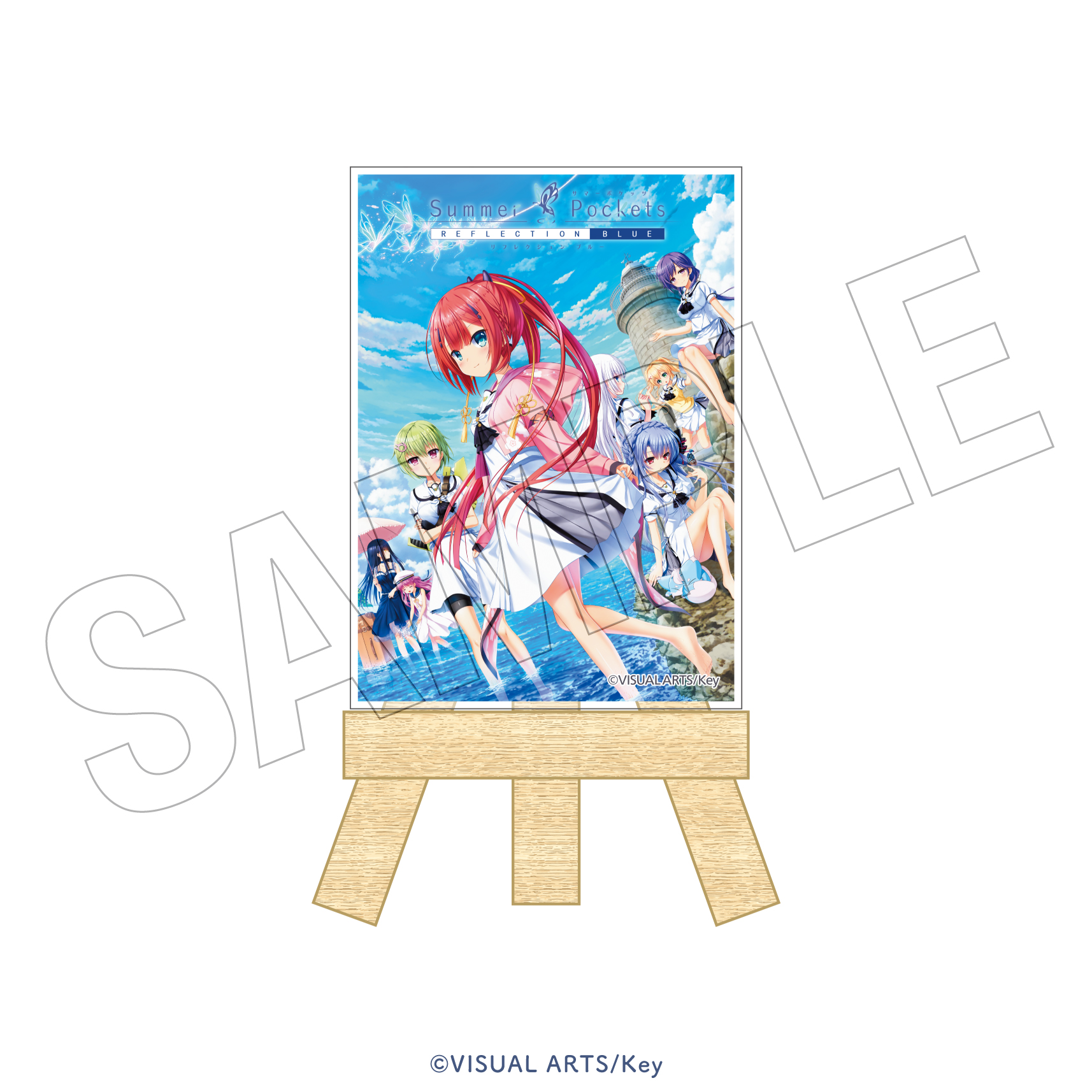 Key <映画館> 卓上アートスタンド(Summer Pockets REFLECTION BLUE) - official product image | AniSmile