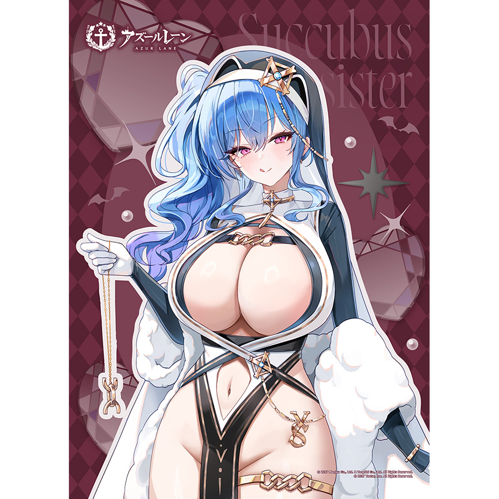 [アズールレーン]描き下ろしB2タペストリー(セントルイス/サキュバスシスター)Wスエード - AniSmile