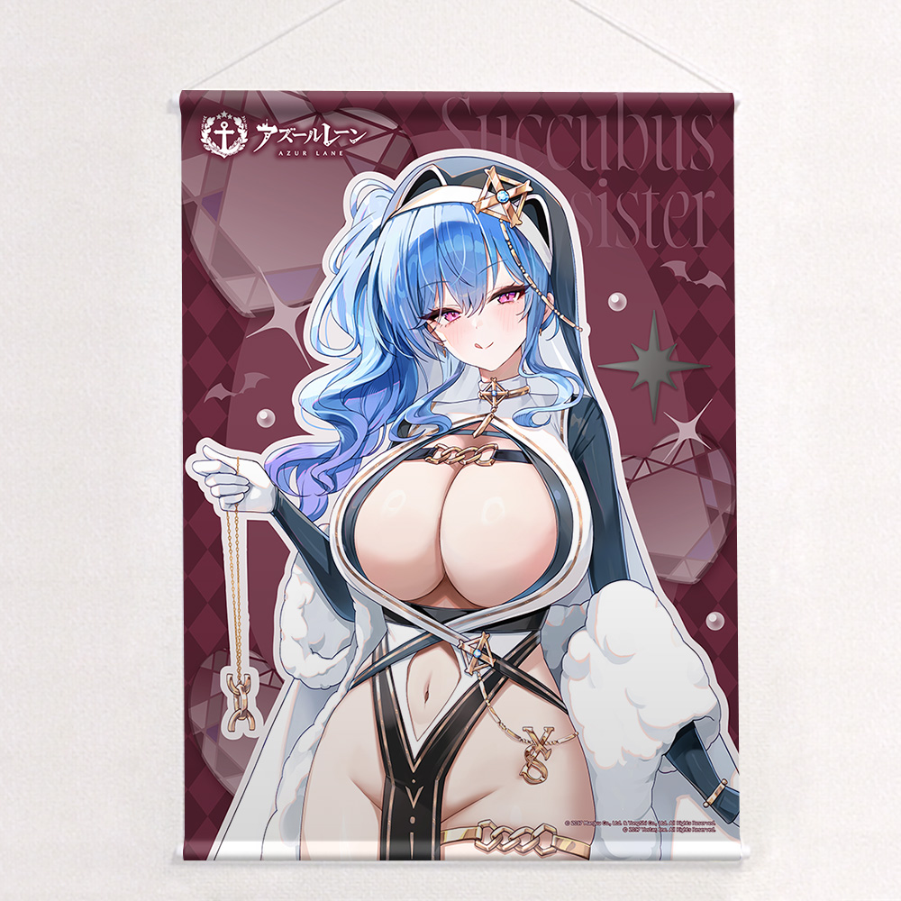 [アズールレーン]描き下ろしB2タペストリー(セントルイス/サキュバスシスター)Wスエード 图片 2 | AniSmile