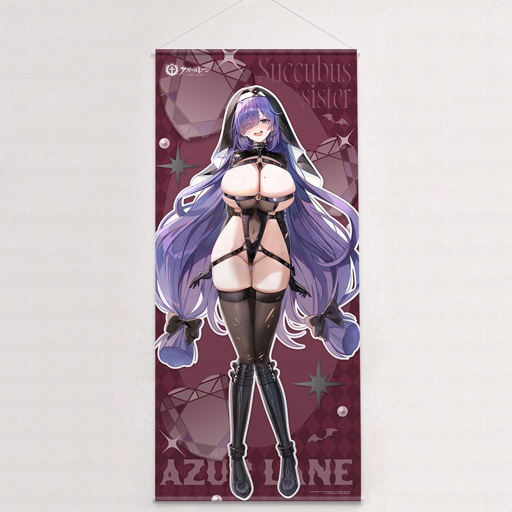 [アズールレーン]描き下ろし特大タペストリー(モガドール/サキュバスシスター) Image 2 | AniSmile