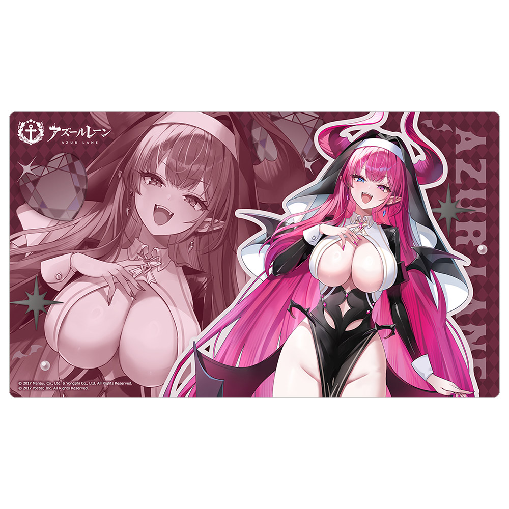 [アズールレーン]描き下ろしラバーマット(メークレンブルク/サキュバスシスター) - AniSmile