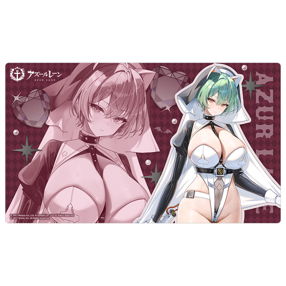[アズールレーン]描き下ろしラバーマット(アドミラル・ナヒーモフ/サキュバスシスター) - AniSmile