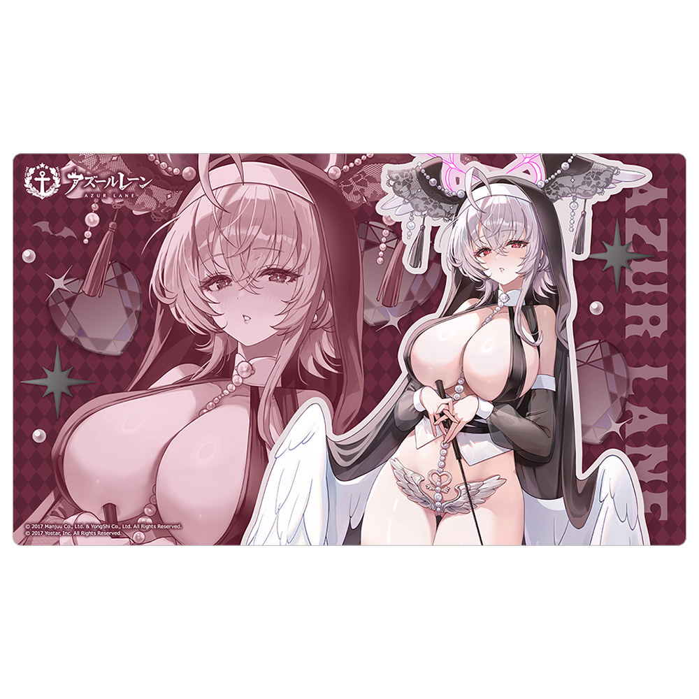[アズールレーン]描き下ろしラバーマット(パール/サキュバスシスター) - AniSmile