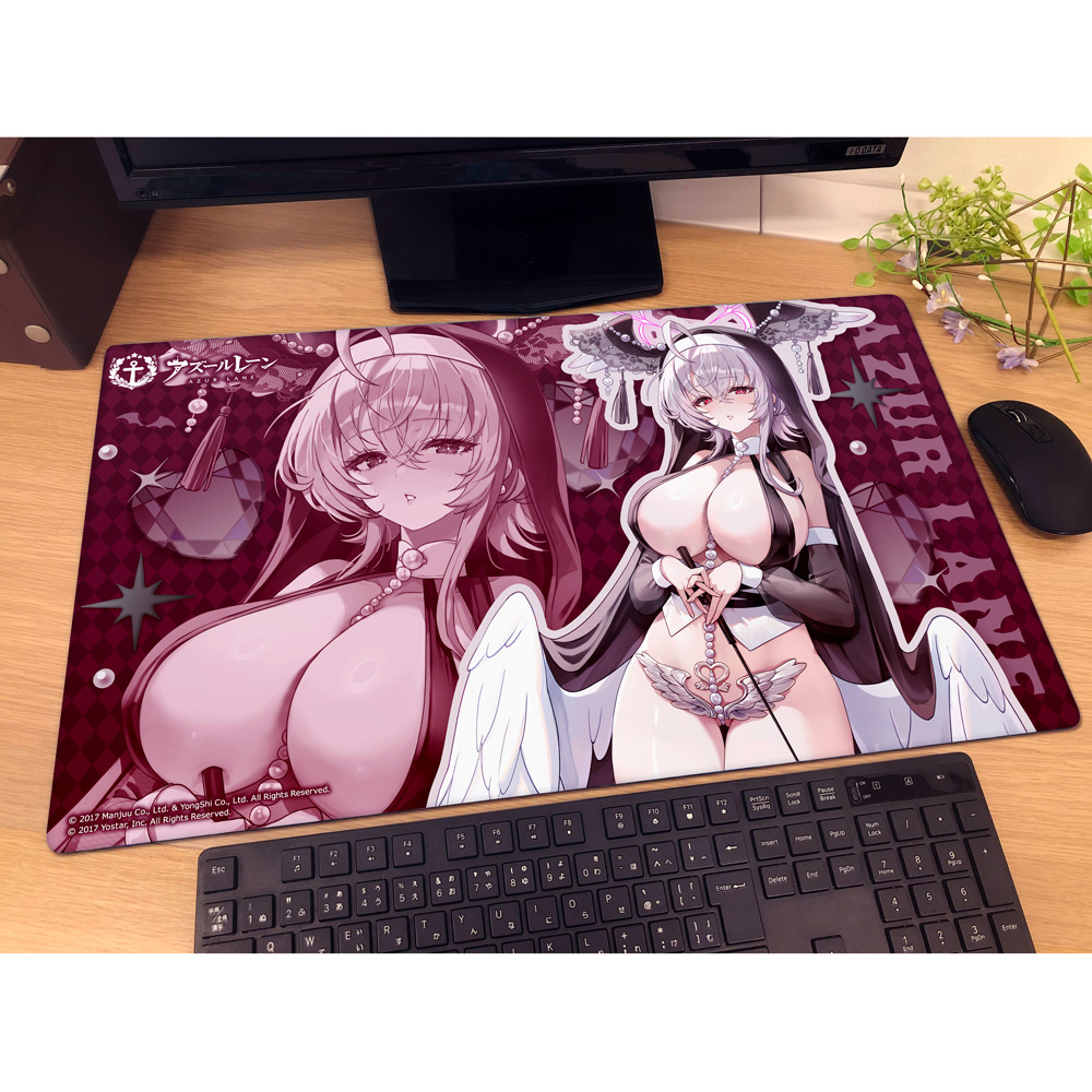 [アズールレーン]描き下ろしラバーマット(パール/サキュバスシスター) Image 2 | AniSmile