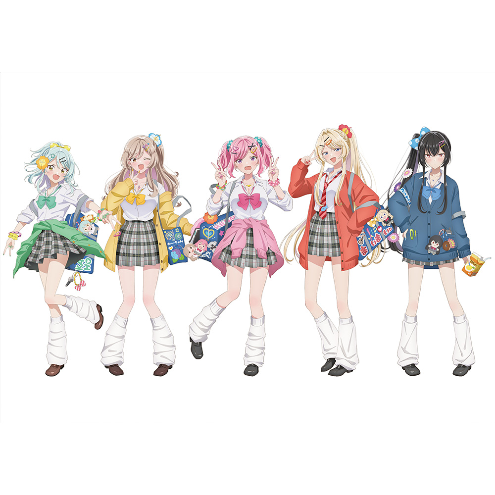 [わたしが恋人になれるわけないじゃん、ムリムリ!(※ムリじゃなかった!?)]描き下ろしキャラファイングラフ(平成ギャルver.)A4 Image 2 | AniSmile
