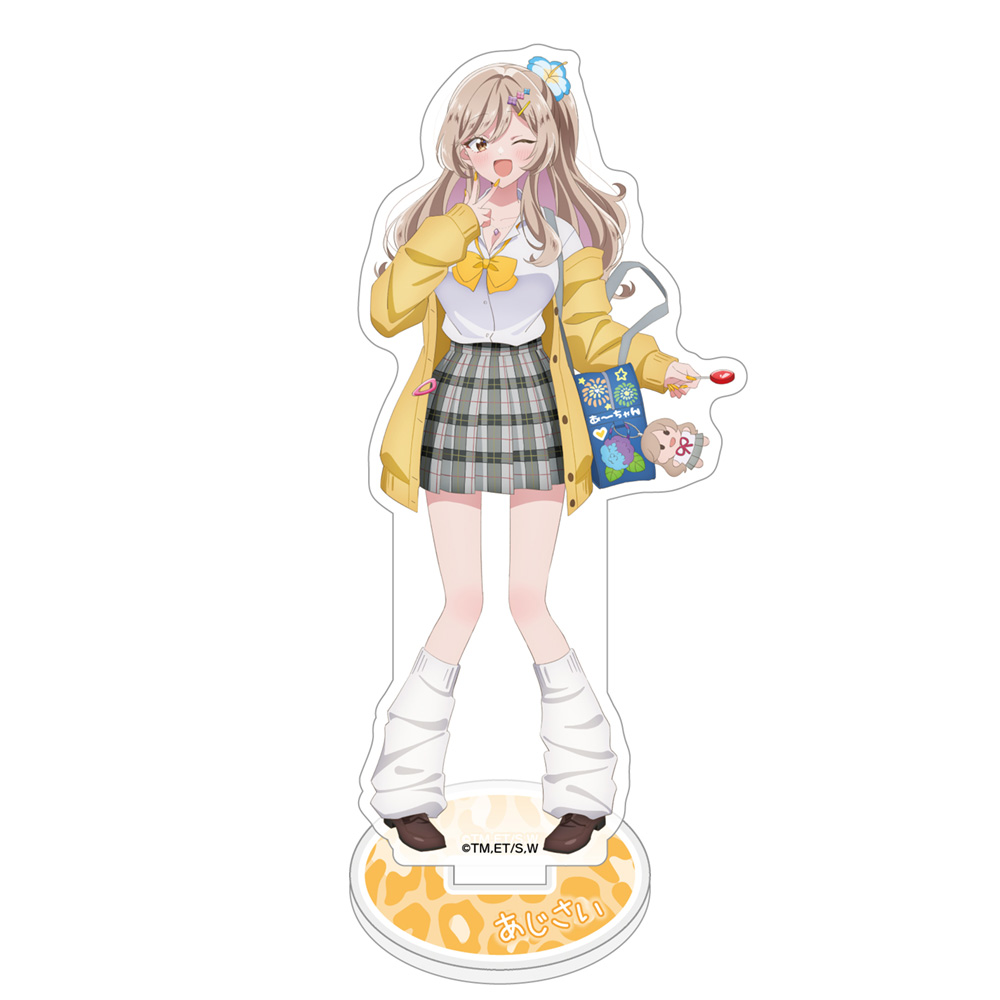[わたしが恋人になれるわけないじゃん、ムリムリ!(※ムリじゃなかった!?)]描き下ろしアクリルスタンド(瀬名紫陽花/平成ギャルver.) Image 2 | AniSmile