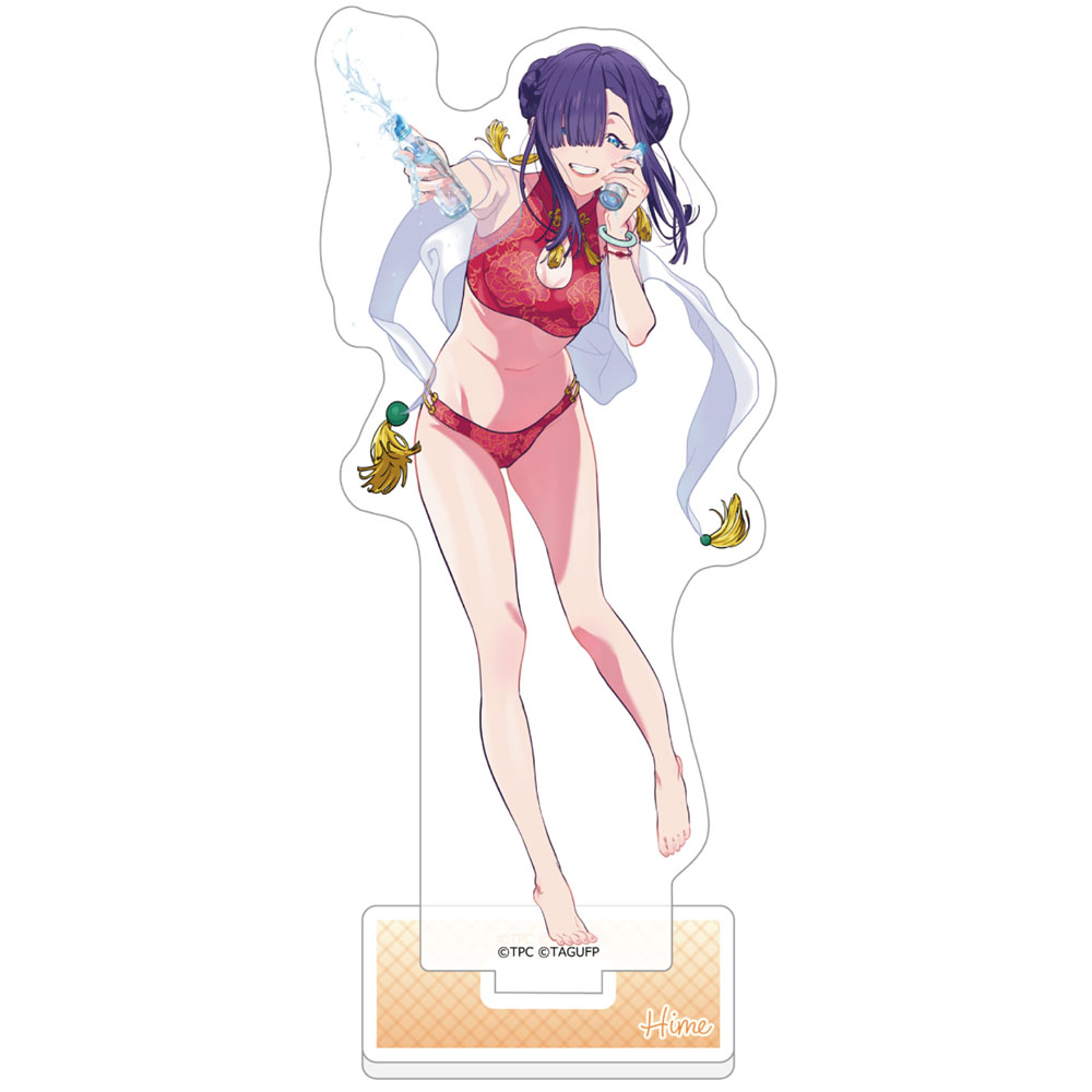 [グリッドマン ユニバース]描き下ろしアクリルスタンド(ひめ/水着) 画像 2 | AniSmile
