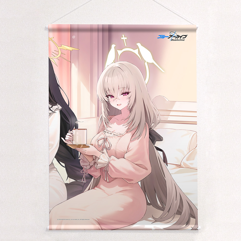 [ブルーアーカイブ]描き下ろしB2タペストリー(サクラコ/ルームウェア)Wスエード 图片 2 | AniSmile