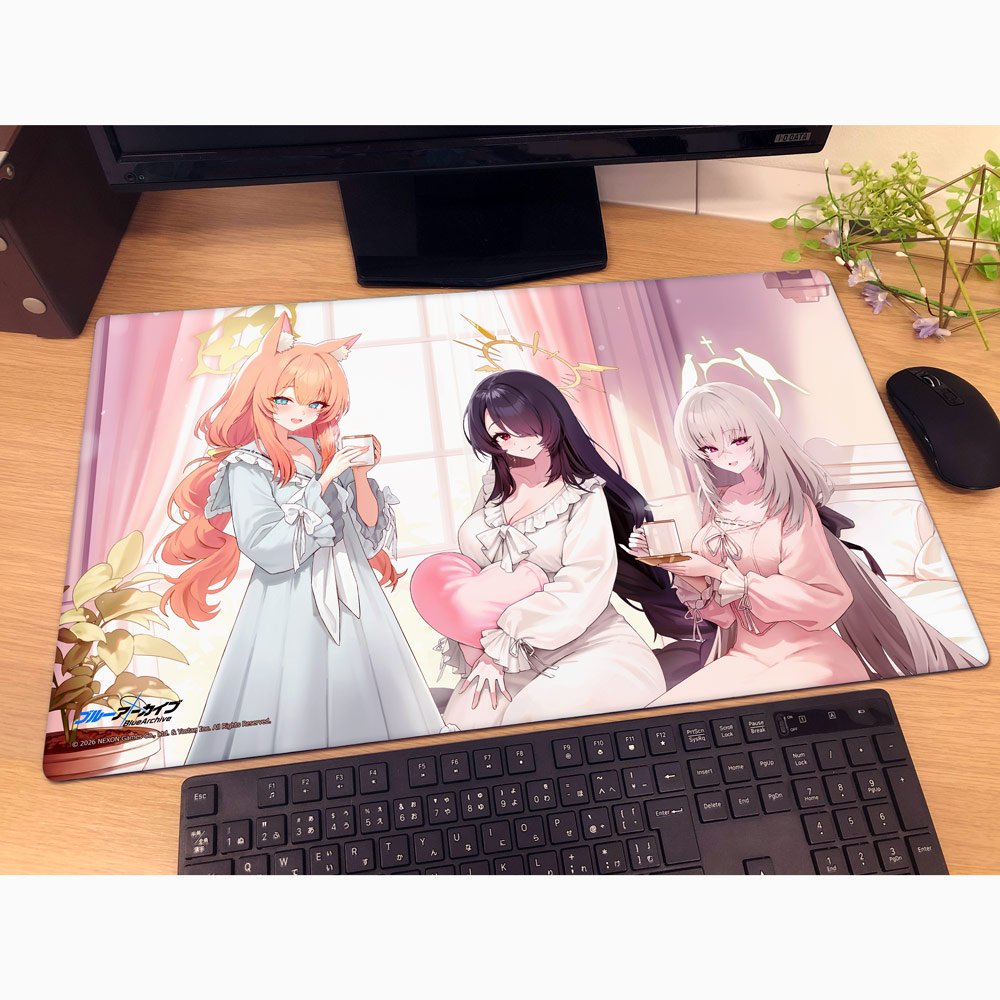 [ブルーアーカイブ]描き下ろしラバーマット(シスターフッド/ルームウェア) Image 2 | AniSmile