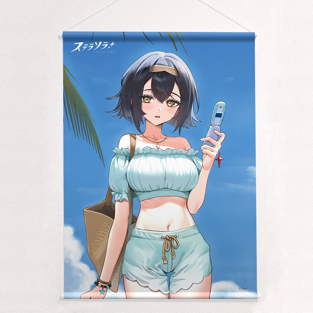 [ステラソラ]描き下ろしB2タペストリー(コハク/夏服)Wスエード Image 2 | AniSmile