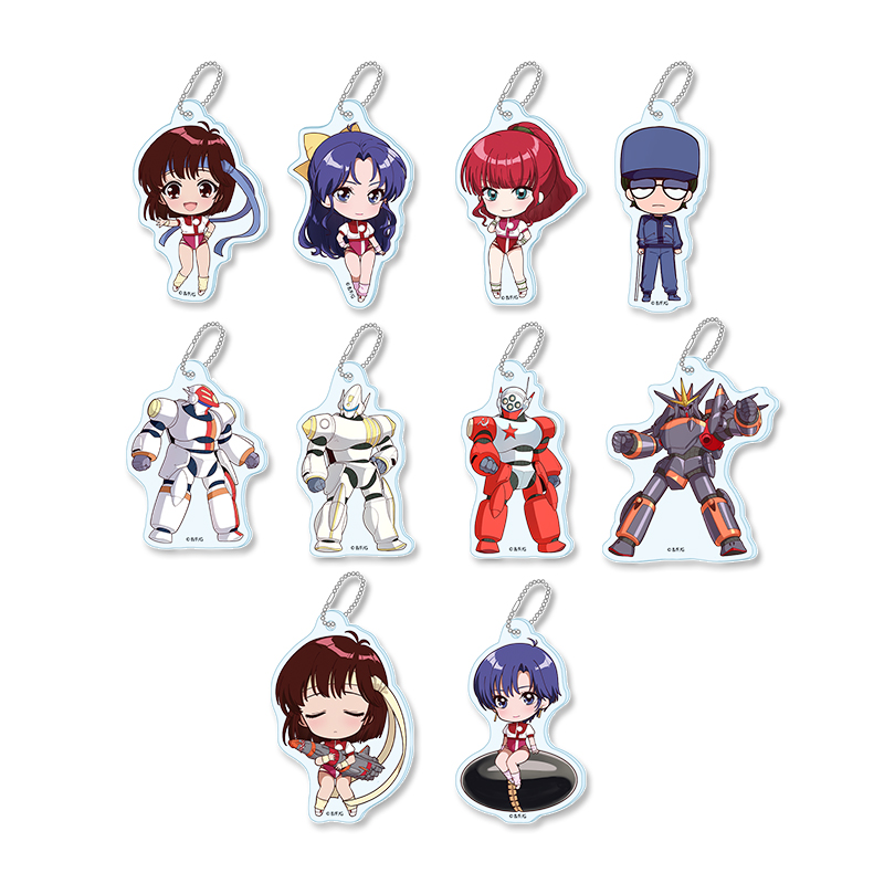 トップをねらえ! ぷちちょこ トレーディングアクリルキーホルダー - AniSmile