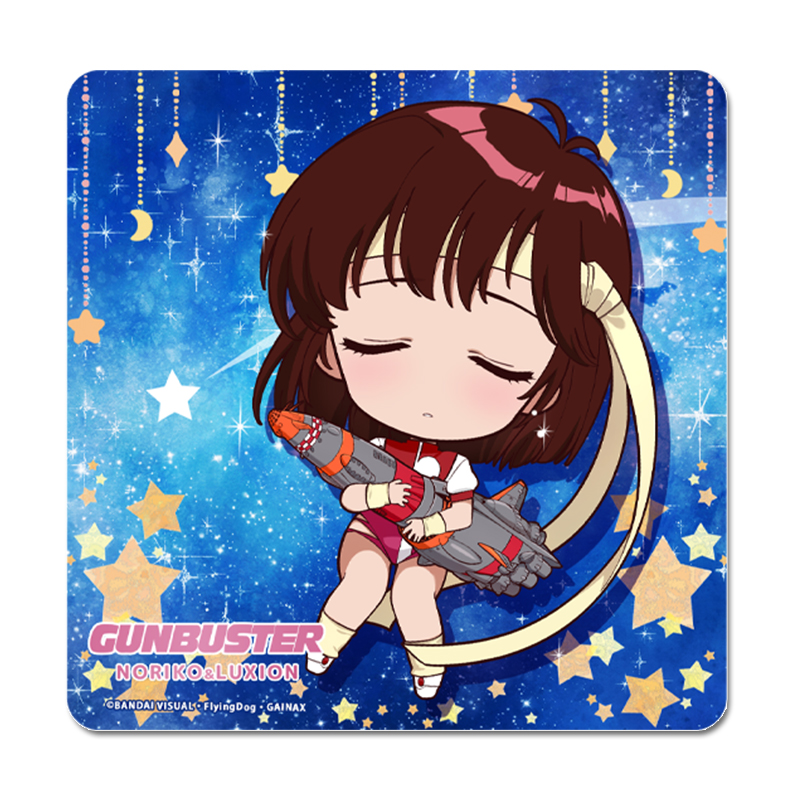 トップをねらえ! ぷちちょこ ラバーマットコースター【ノリコ&るくしおん】 - AniSmile