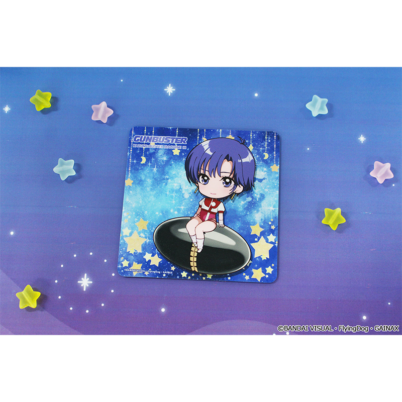 トップをねらえ! ぷちちょこ ラバーマットコースター【カズミ&バスターマシン3号】 Image 3 | AniSmile