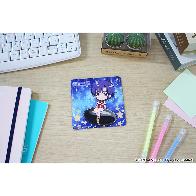 トップをねらえ! ぷちちょこ ラバーマットコースター【カズミ&バスターマシン3号】 Image 4 | AniSmile
