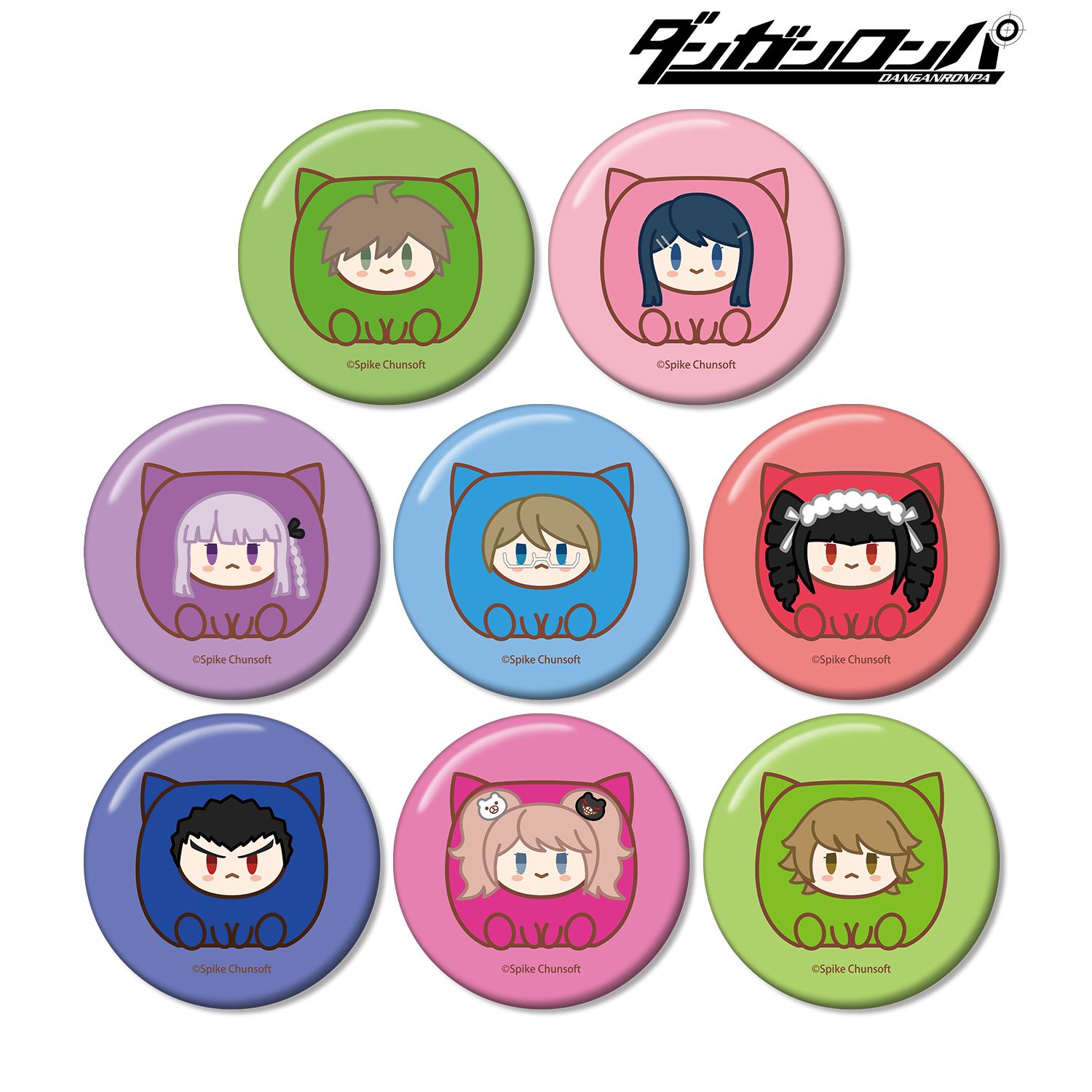 ダンガンロンパシリーズ トレーディング けもきゅーぶ 缶バッジ ver. (単位/単品) - AniSmile