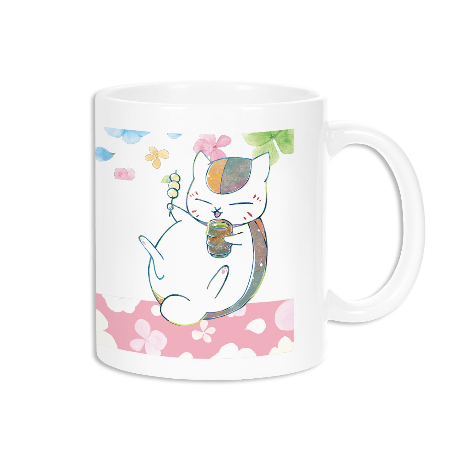夏目友人帳 ニャンコ先生 Ani-Art 第3弾 マグカップ モモイロ - AniSmile