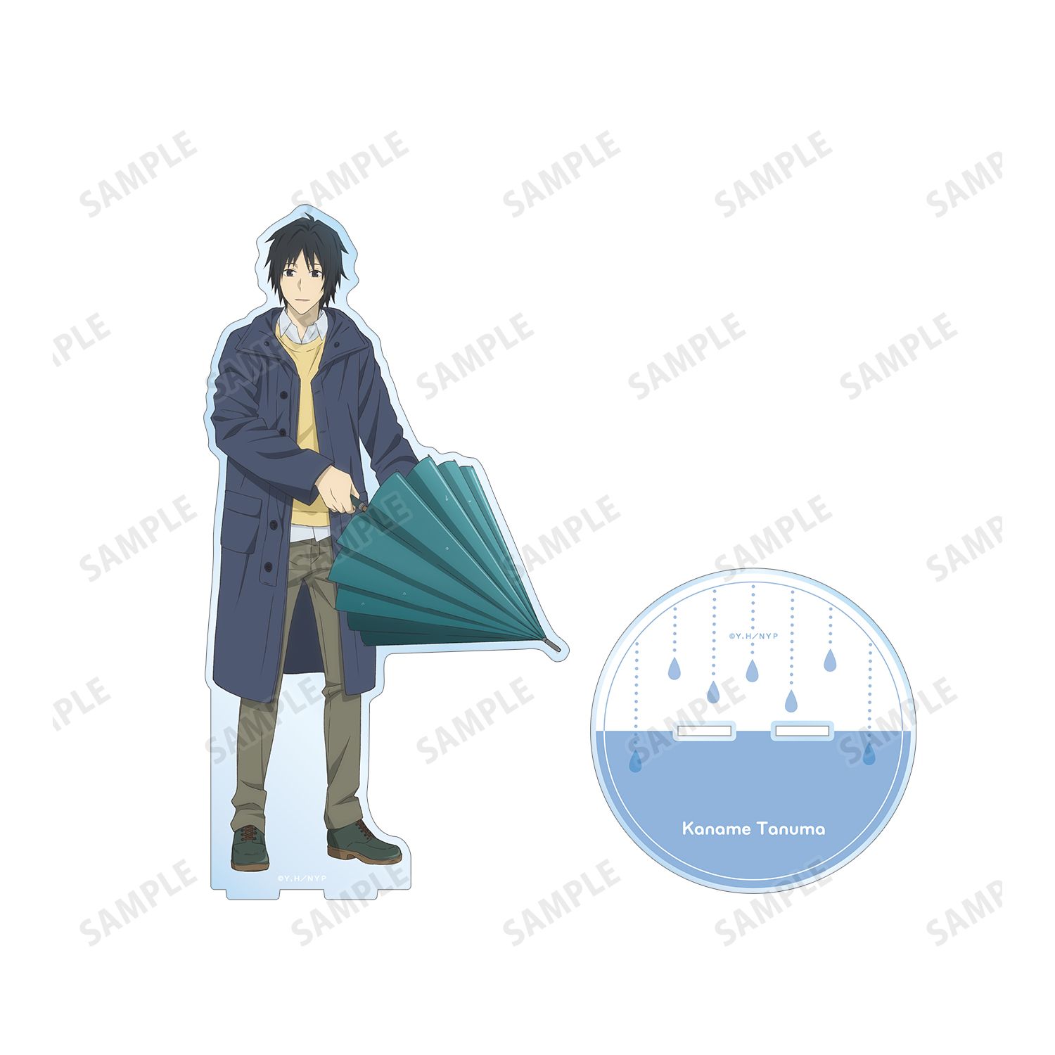夏目友人帳 描き下ろし 田沼 要 雨の日ver. 特大アクリルスタンド Image 4 | AniSmile