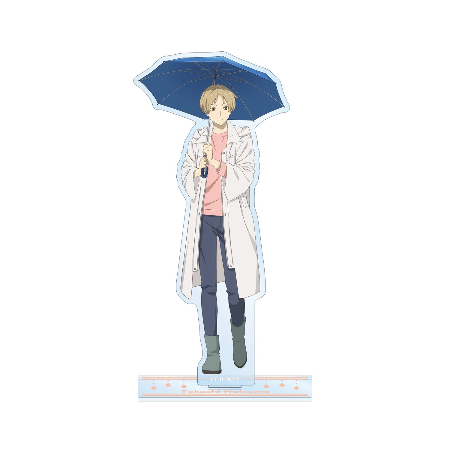 夏目友人帳 描き下ろし 夏目貴志 雨の日ver. BIGアクリルスタンド - AniSmile