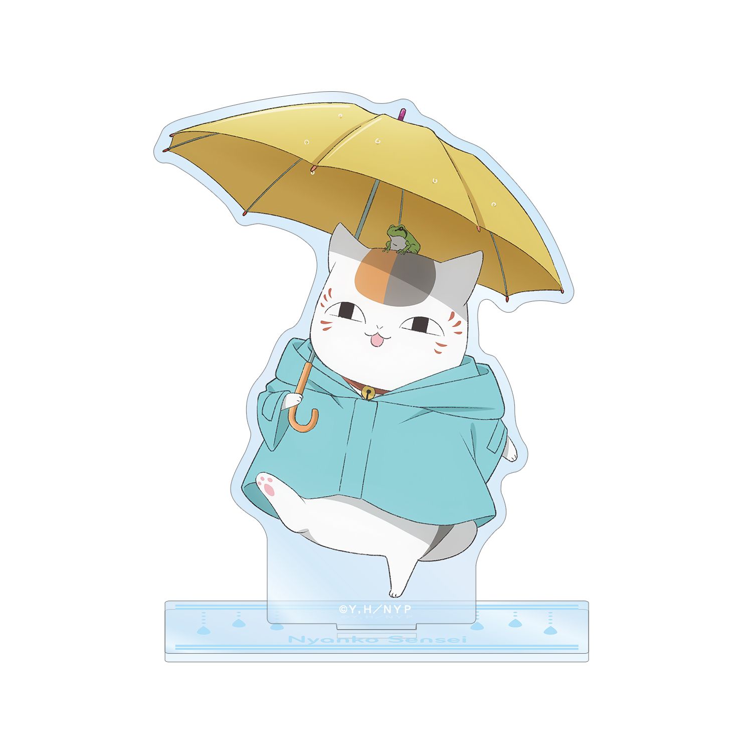 夏目友人帳 描き下ろし ニャンコ先生 雨の日ver. BIGアクリルスタンド - AniSmile