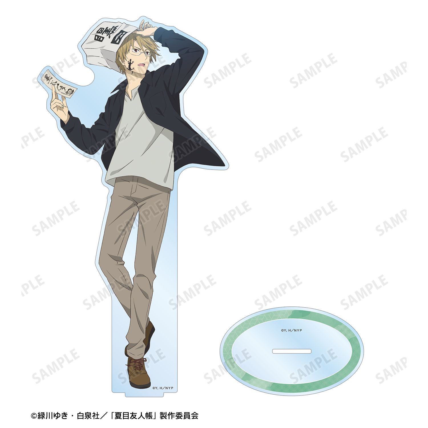 夏目友人帳 描き下ろし 名取周一 祓い屋ver. 特大アクリルスタンド Image 3 | AniSmile