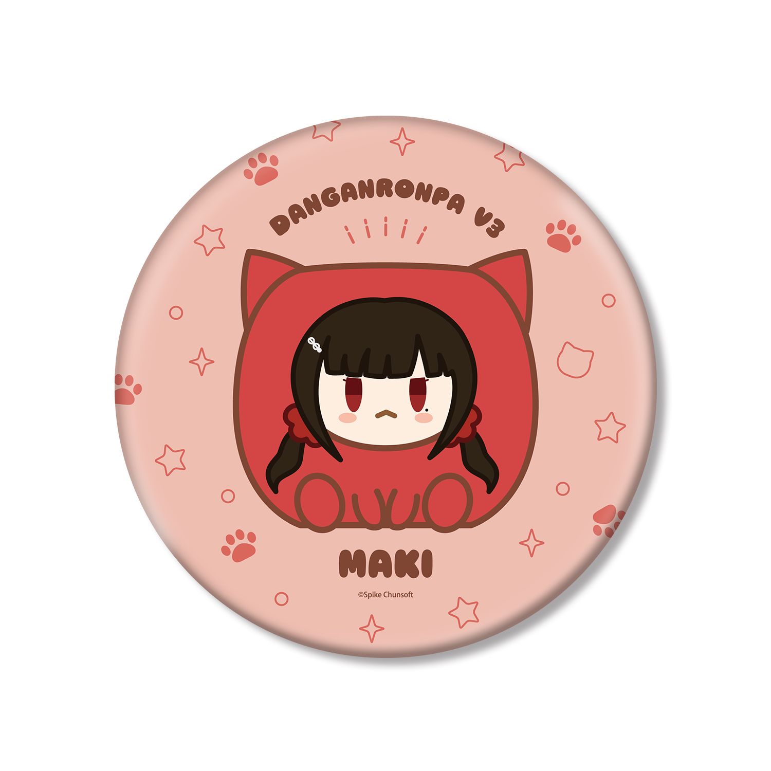 ダンガンロンパシリーズ 春川魔姫 けもきゅーぶ BIG缶バッジ - AniSmile