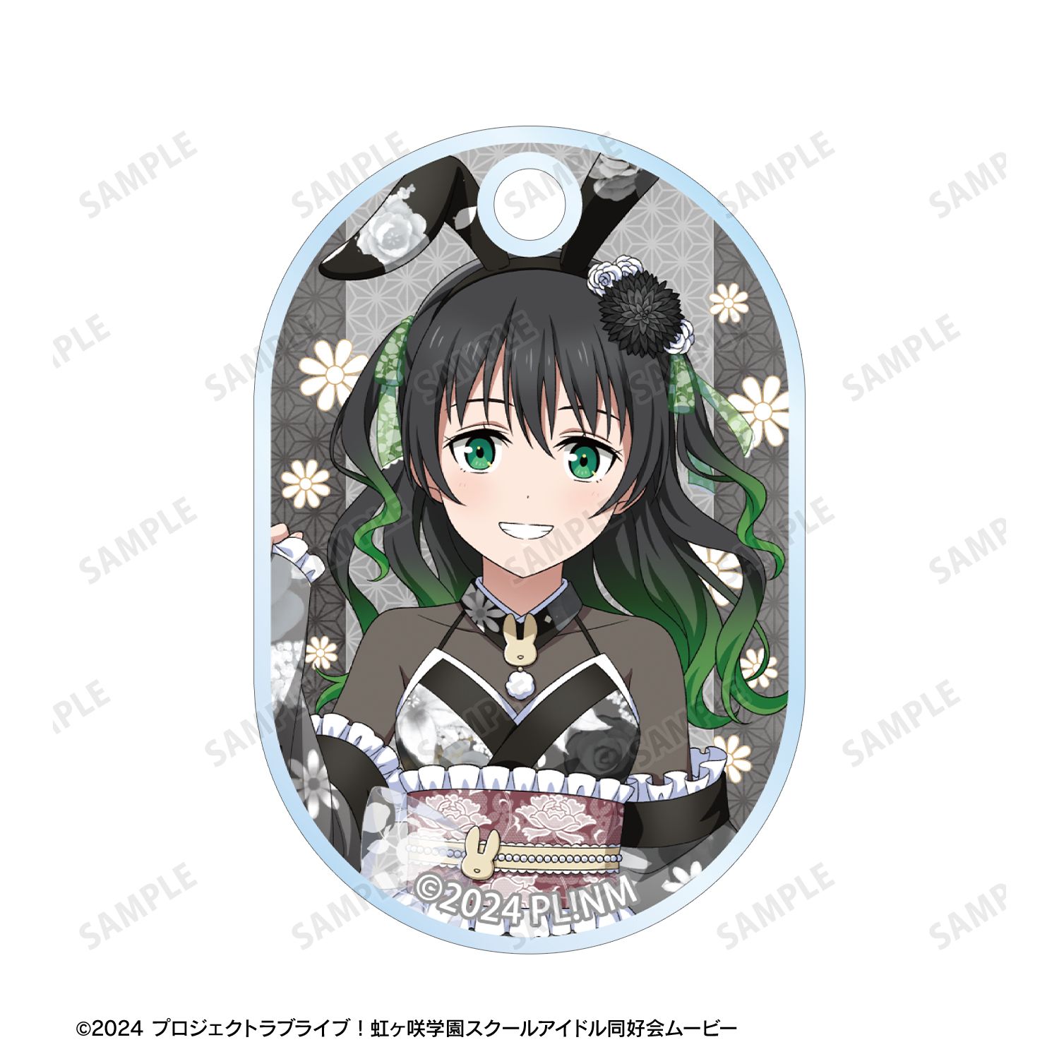 ラブライブ!虹ヶ咲学園スクールアイドル同好会 描き下ろし 高咲 侑 和バニーver. 2連ワイヤーアクリルキーホルダー Image 4 | AniSmile