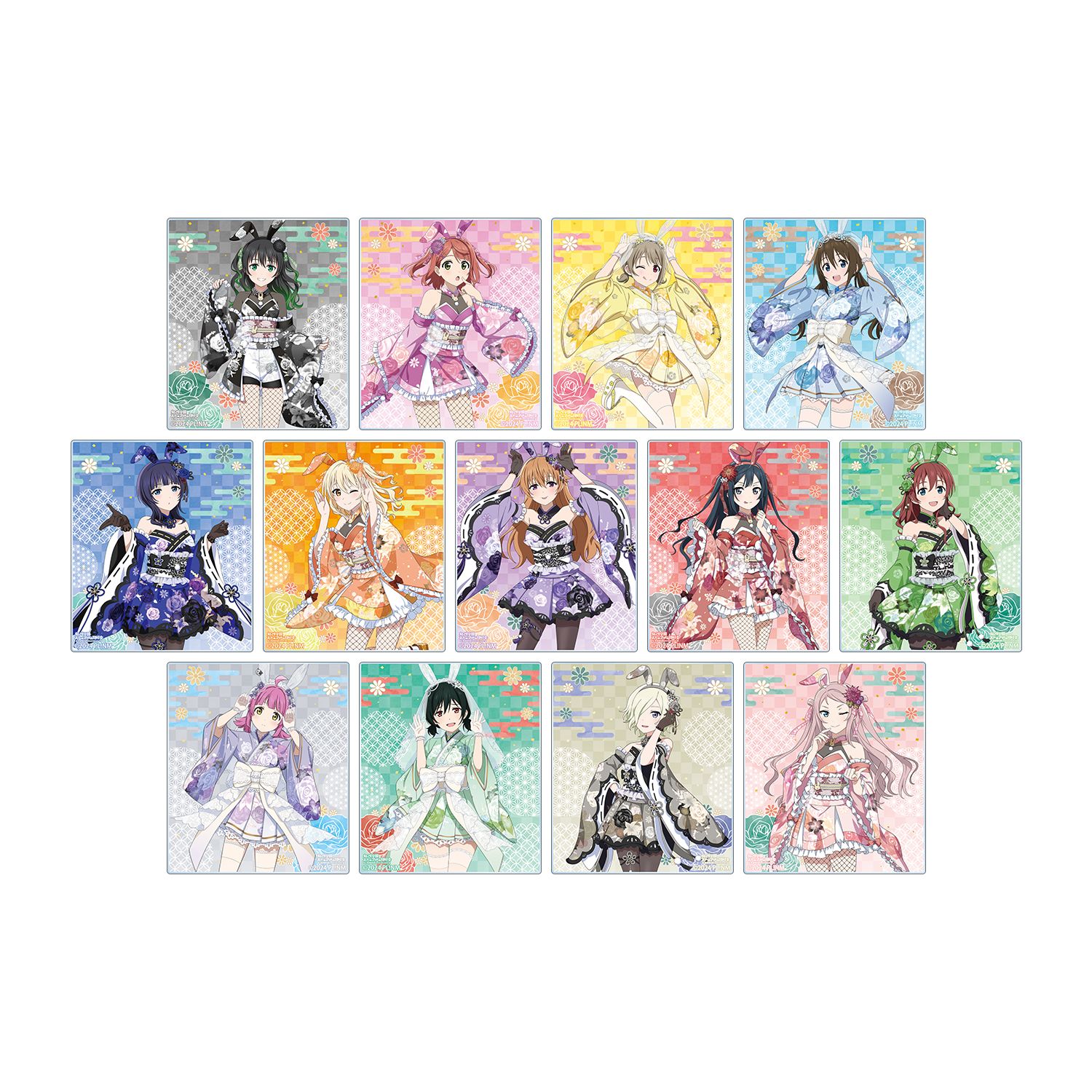ラブライブ!虹ヶ咲学園スクールアイドル同好会 描き下ろし 和バニーver. トレーディングアクリルカード(単位/単品) - official product image | AniSmile