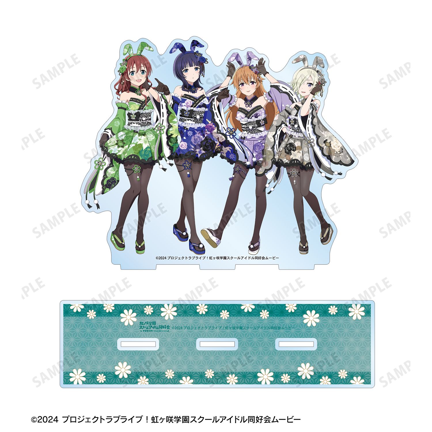 ラブライブ!虹ヶ咲学園スクールアイドル同好会 描き下ろし 3年生集合 和バニーver. ジオラマアクリルスタンド Image 3 | AniSmile