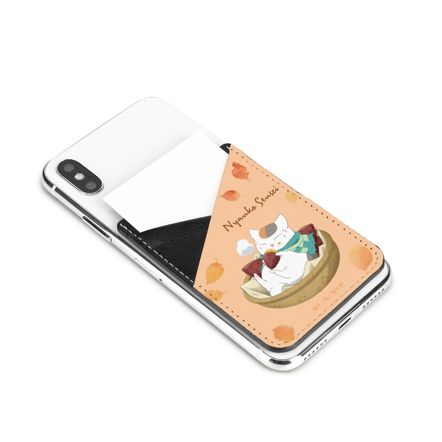 夏目友人帳 描き下ろし ニャンコ先生 焼き芋ver. スマホカードポケット Image 4 | AniSmile