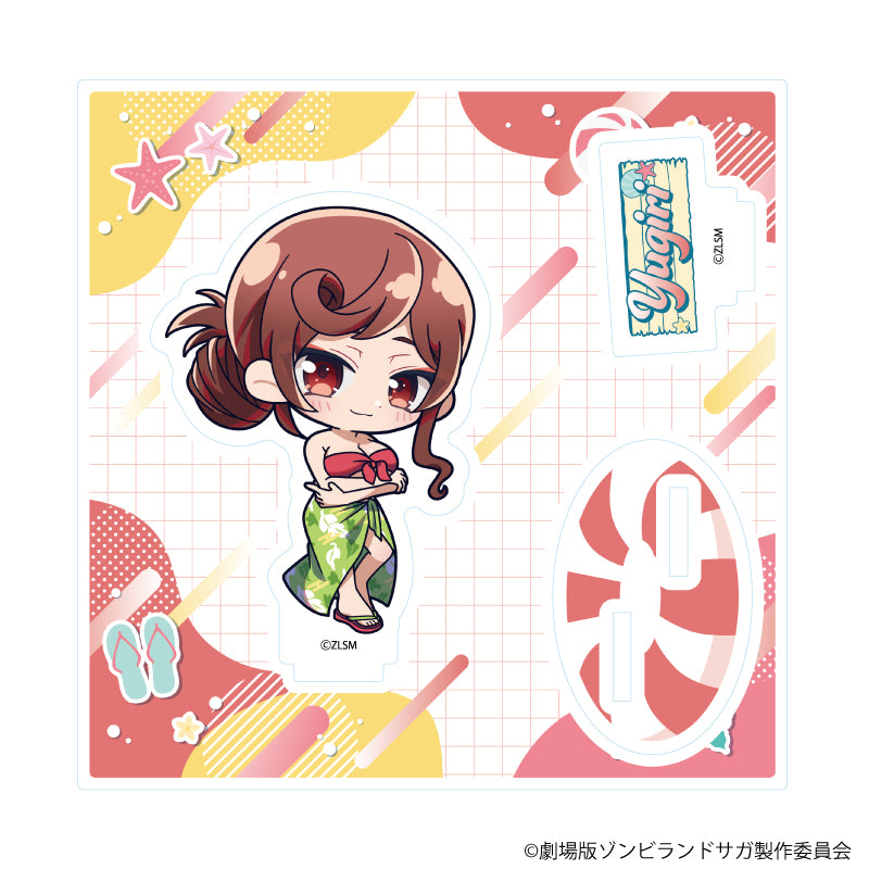 アクリルスタンドプレート「劇場版『ゾンビランドサガ ゆめぎんがパラダイス』」05/ゆうぎり 水着ver.(ミニキャライラスト) - AniSmile