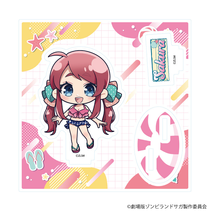 アクリルスタンドプレート「劇場版『ゾンビランドサガ ゆめぎんがパラダイス』」01/源さくら 水着ver.(ミニキャライラスト) - AniSmile