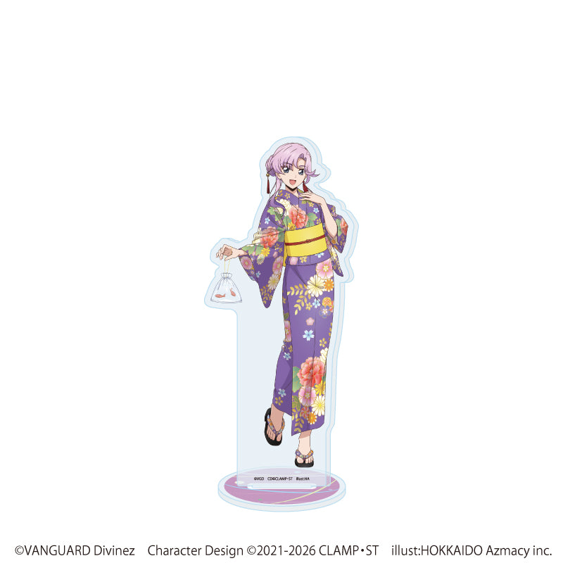 アクリルスタンド「カードファイト!!ヴァンガード Divinez」02/員弁ナオ 浴衣ver.(描き下ろしイラスト) - AniSmile