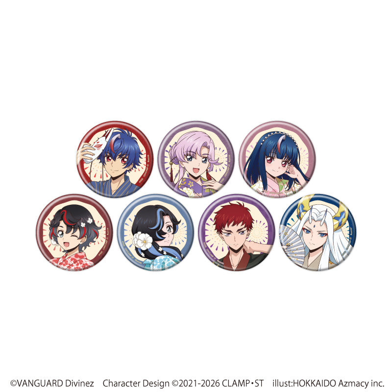 缶バッジ「カードファイト!!ヴァンガード Divinez」02/浴衣ver. ブラインド(全7種)(描き下ろしイラスト) - AniSmile