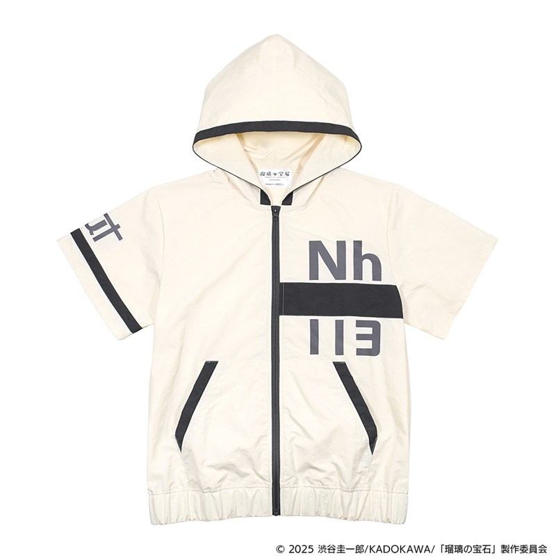 瑠璃の宝石 硝子のフード付きウィンドブレーカー L - official product image | AniSmile
