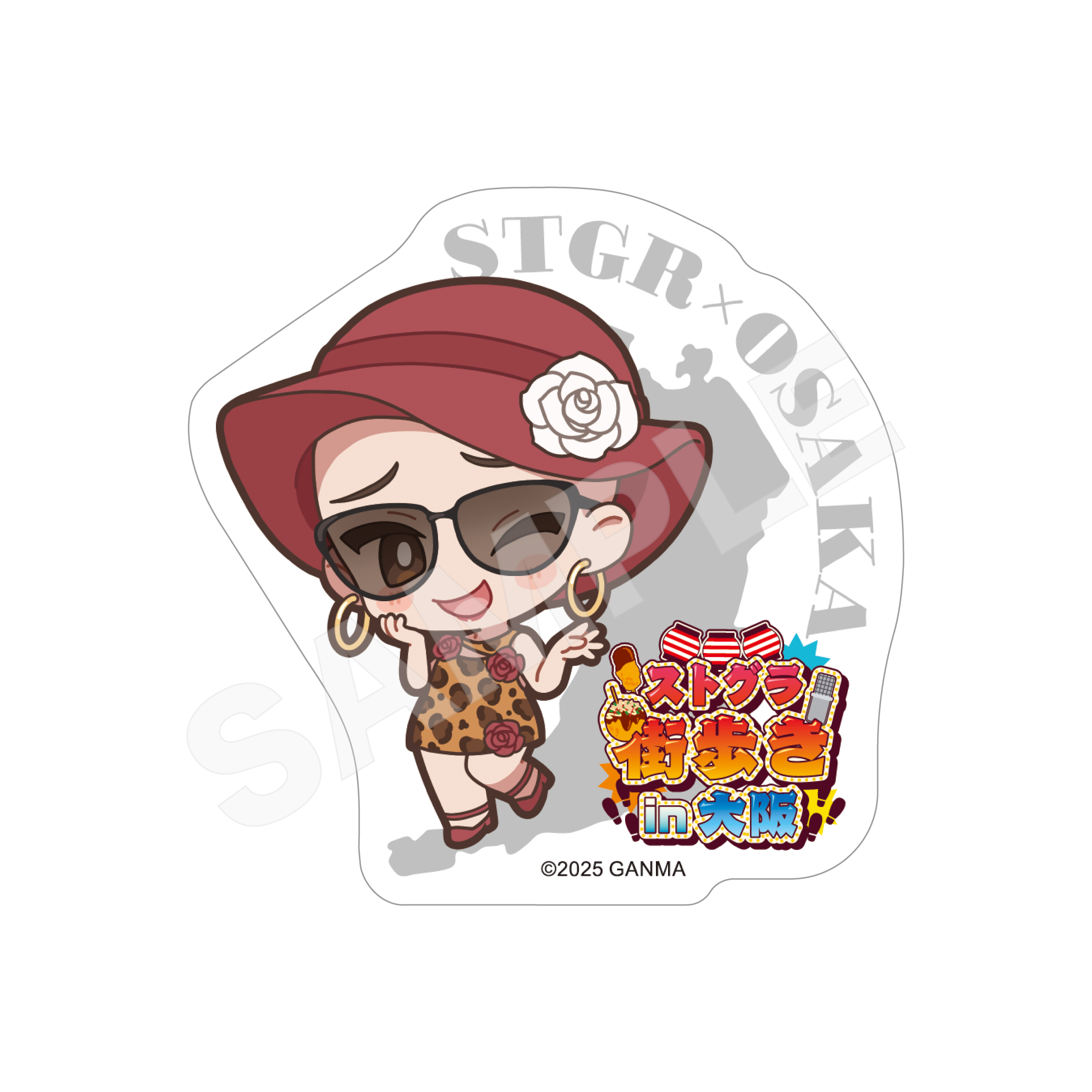 ストグラ 街歩きin大阪 ステッカー /92 サンクチュアリたえこ(ミニキャラ) - official product image | AniSmile