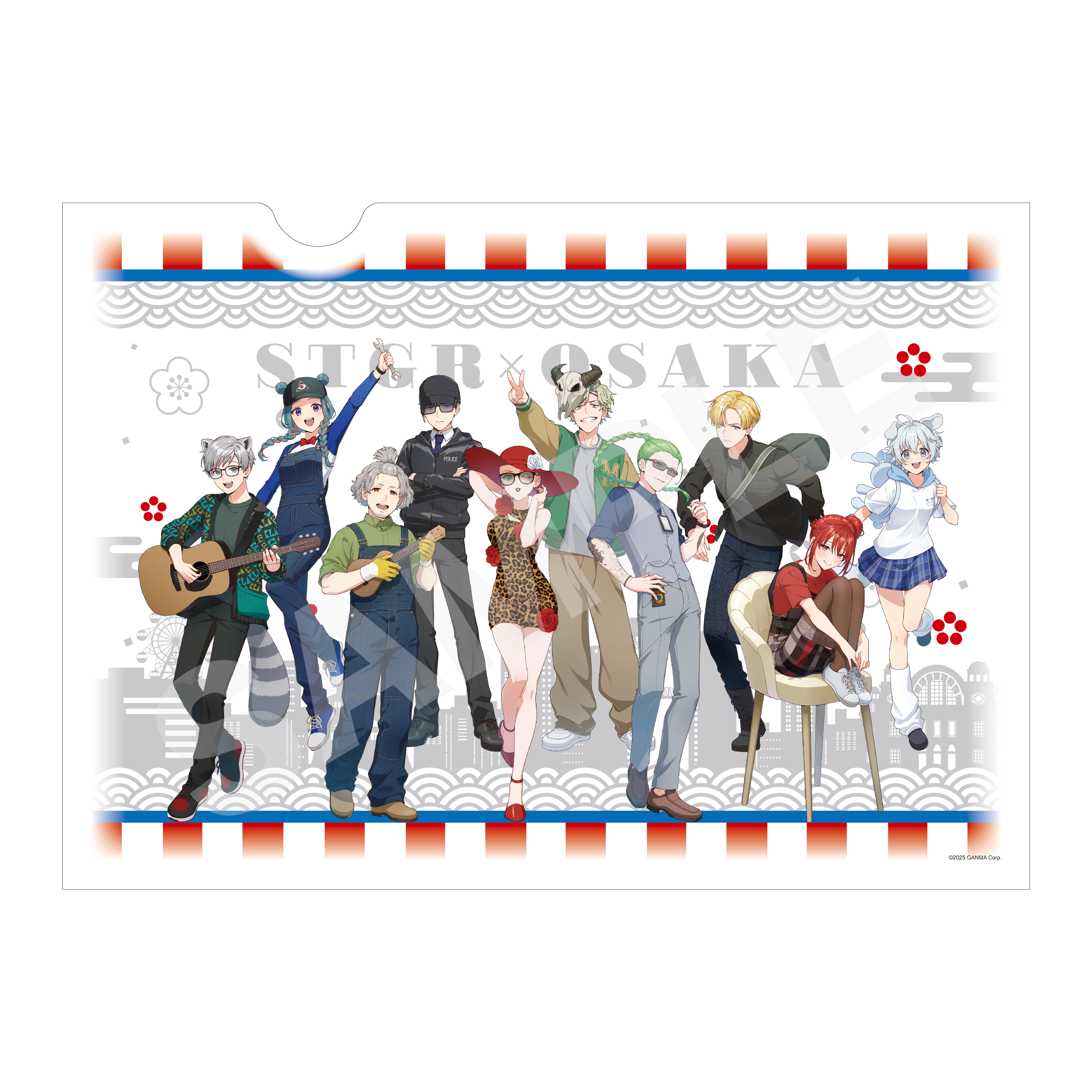ストグラ 街歩きin大阪 和紙ファイル /03 C - official product image | AniSmile