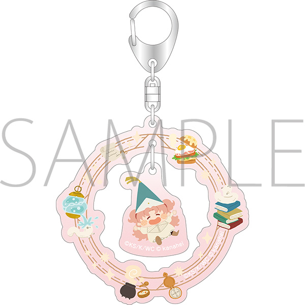 とんがり帽子のアトリエ ゆらゆらアクリルキーホルダー/テティア カナヘイの小動物コラボ - AniSmile