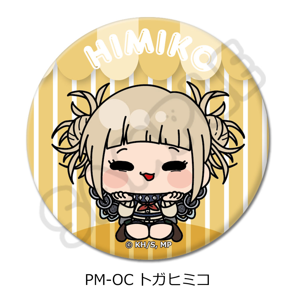 アニメ『僕のヒーローアカデミア』POTEmocho 第7弾 丸形缶バッジ(57mm) PM-OC(トガヒミコ) - AniSmile